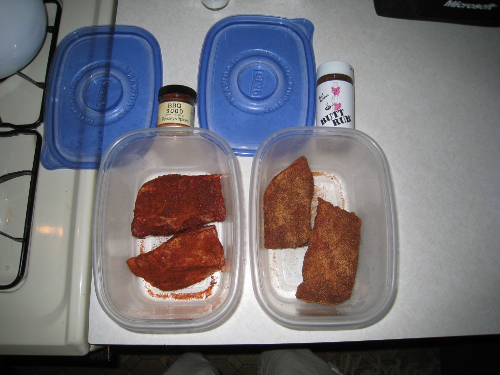 BBQ 3000 v. Butt Rub the rubbed meat img_2329