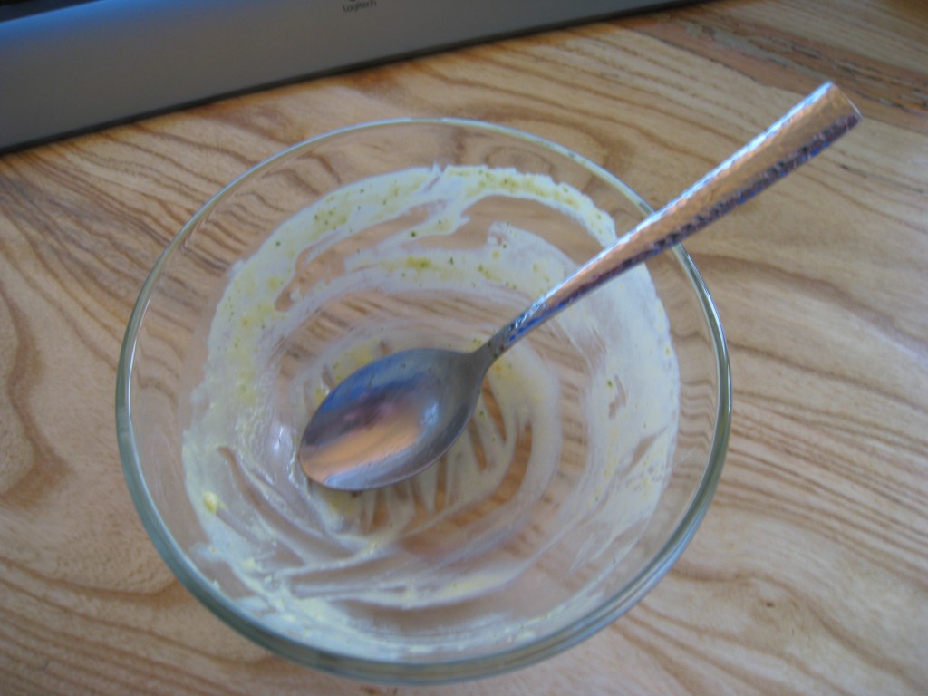 Emtpy bowl with spoon
