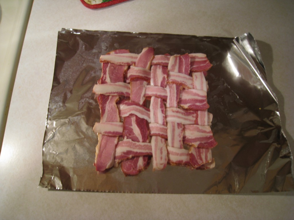 Bacon Weave awaiting the Fatty