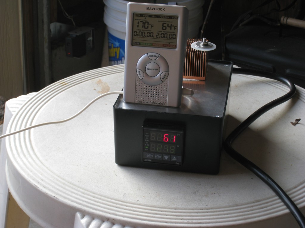 Brinkman PID Setup with Maverick Thermometer to confirm