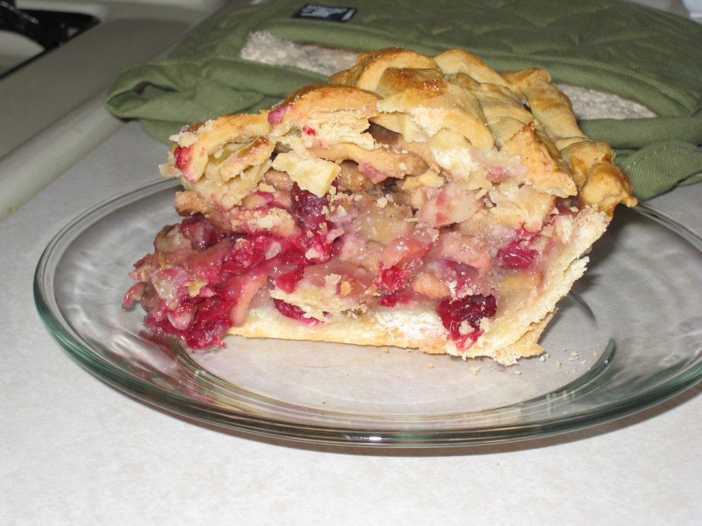 Cranberry Apple Walnut Pie