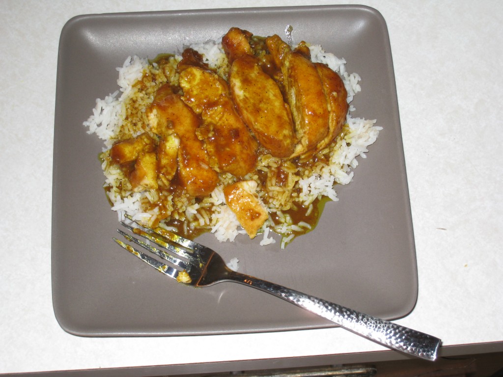 Curry Chicken on Rice