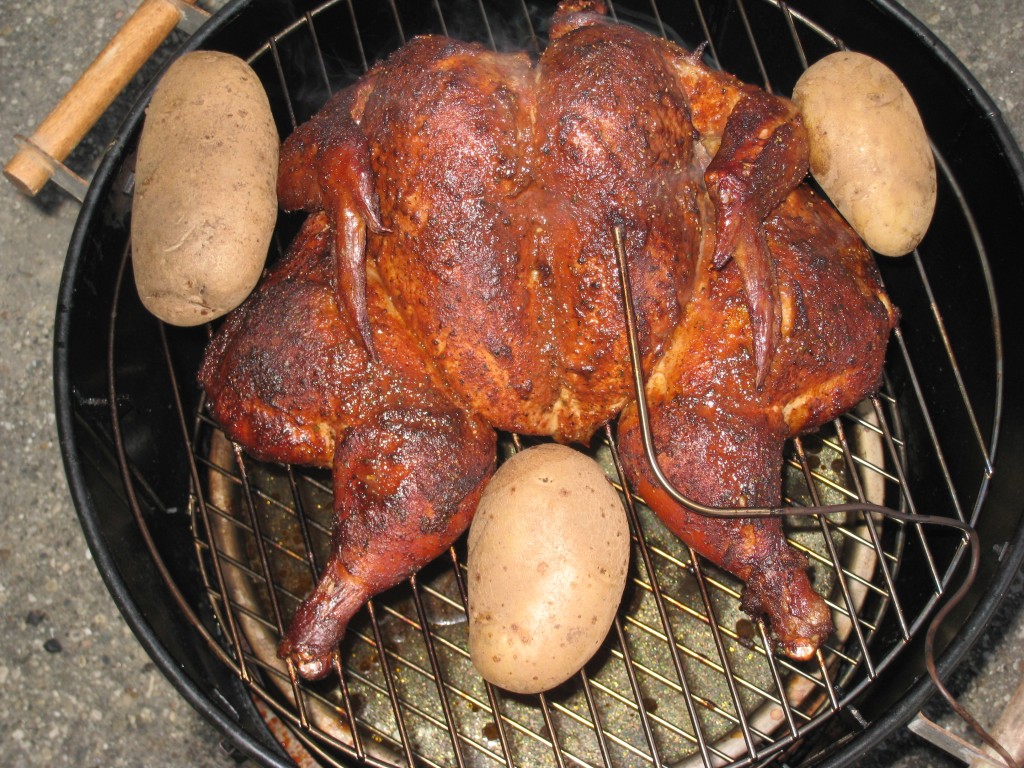 Chicken on the smoker