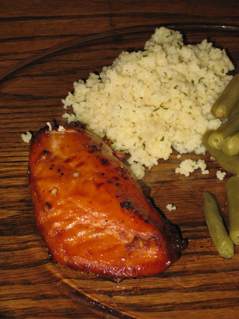 Lemon-Garlic Chicken Breast with Coucous