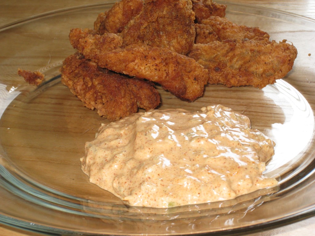 Cajun Tartar Sauce with Cajun Battered Fish