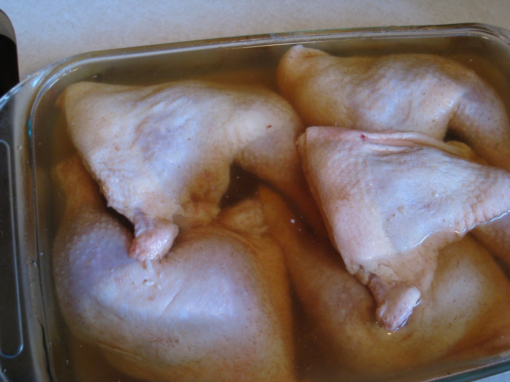 Chicken in brine