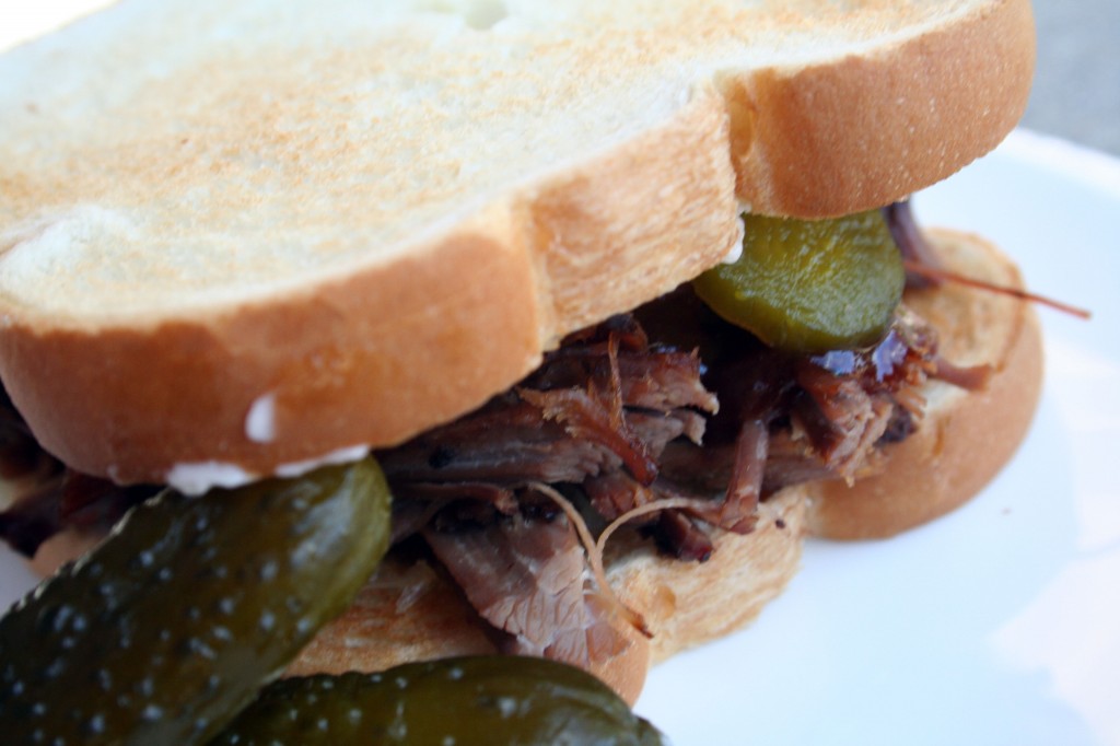 Smoked Beef Brisket Sandwich