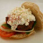 The Venison Greek Burger