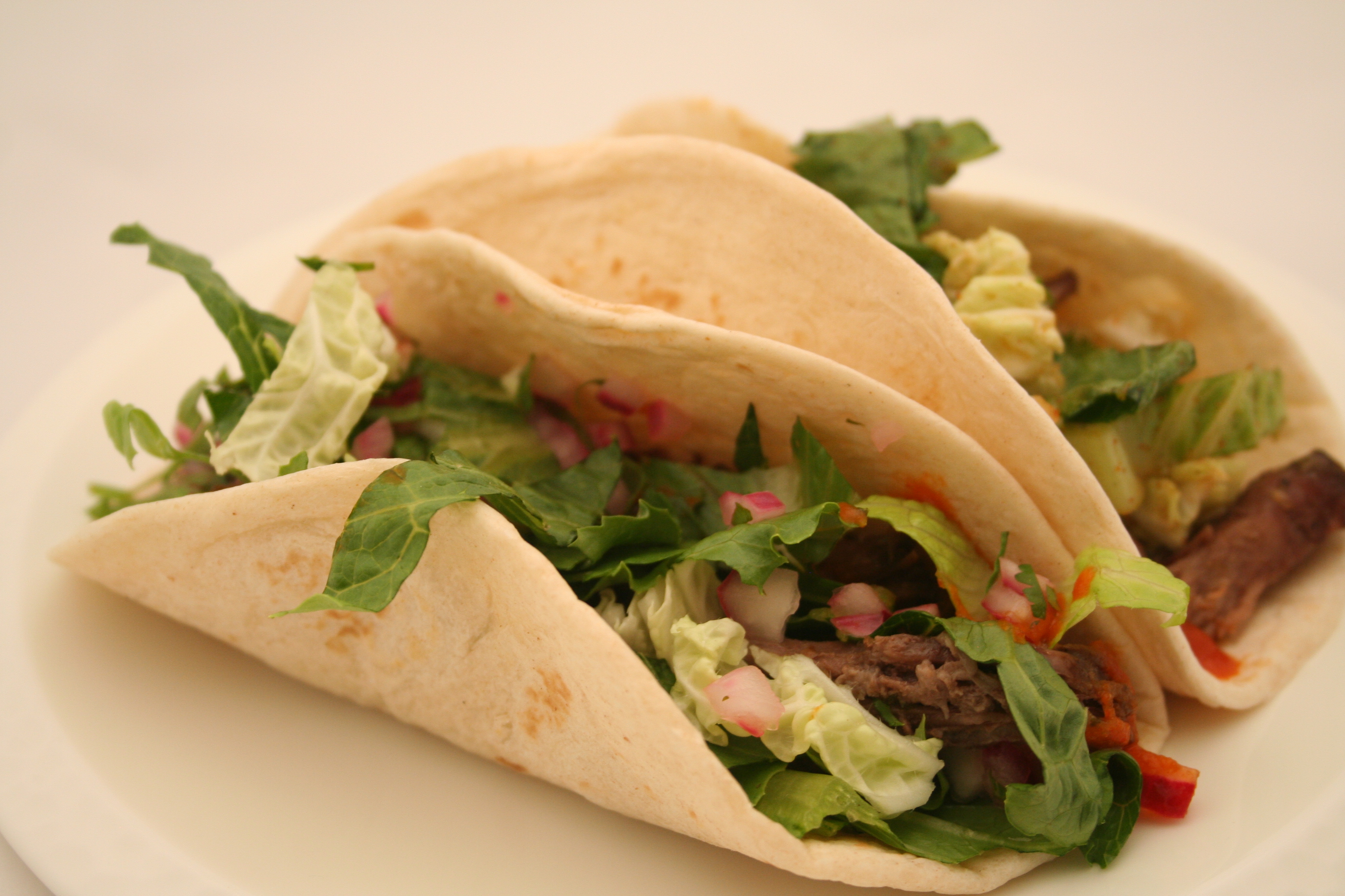 Korean BBQ Beef Short Rib Tacos