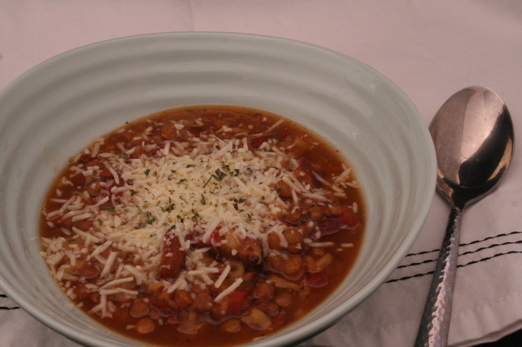 Lentil and Chicken Sausage Soup